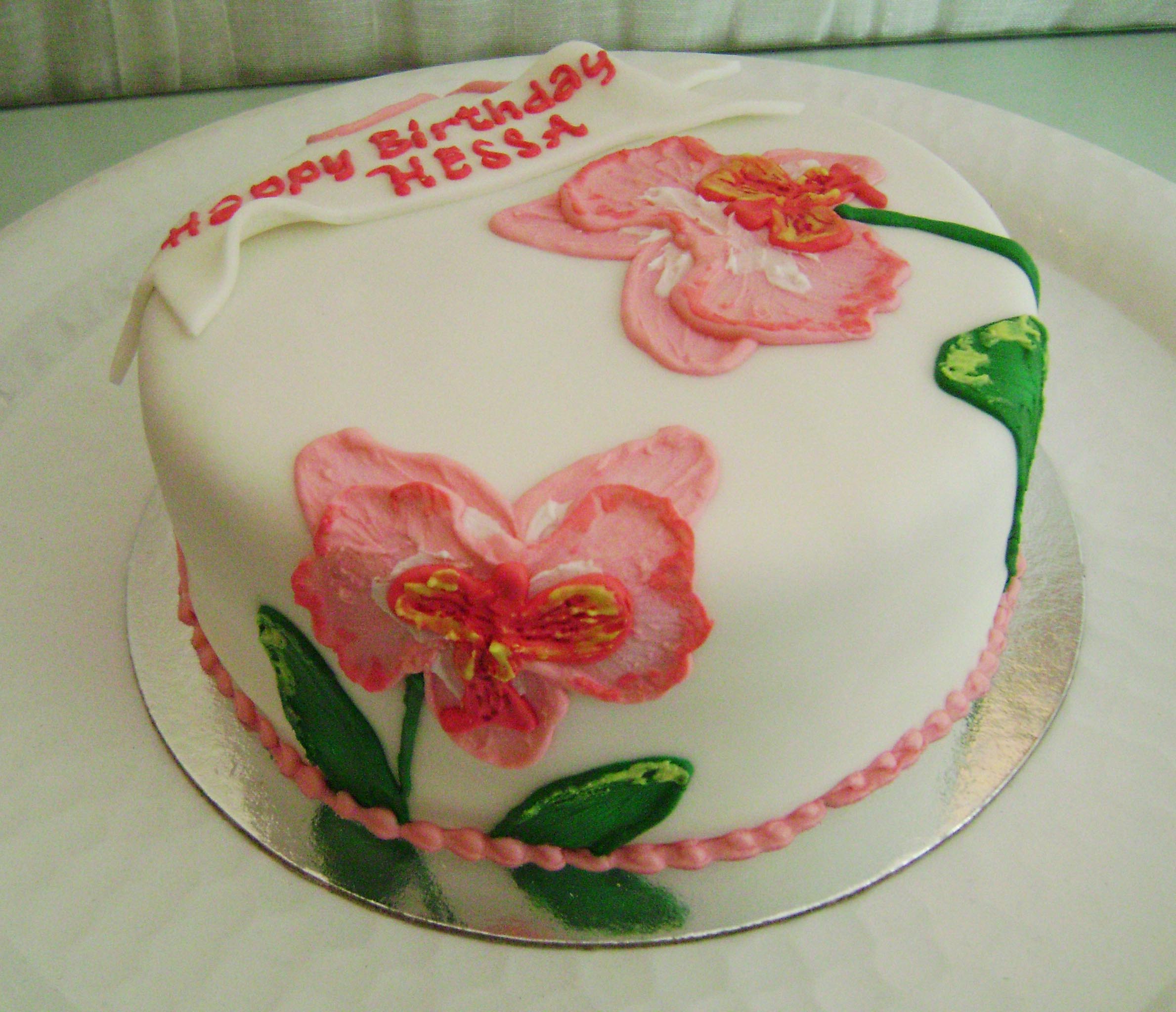 orchid cake