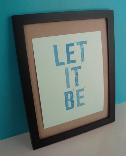 let it be